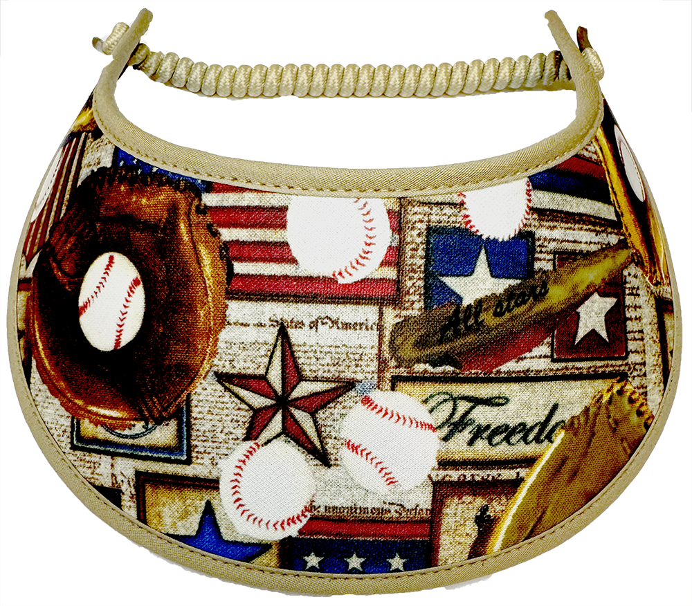 4th of July Sun Visor with Texas Stars