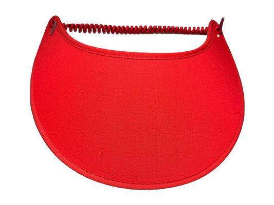 L200w Red Wide Brim Sun Visor