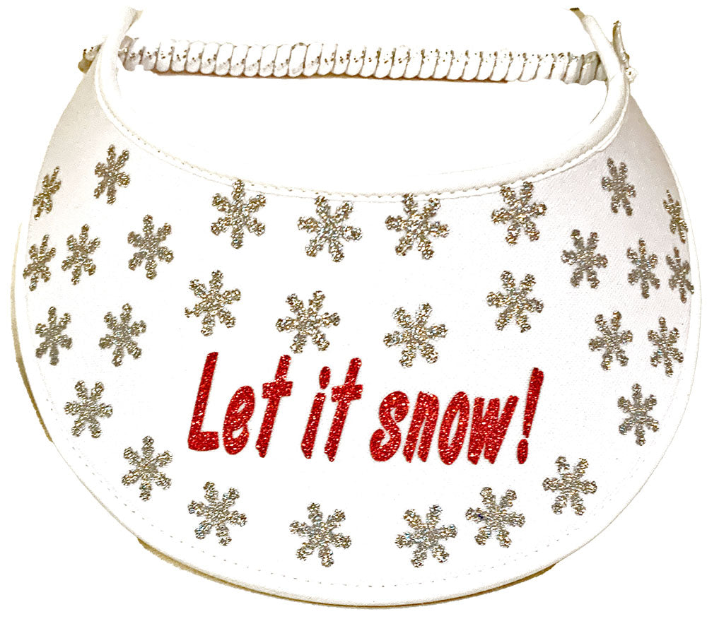 Christmas Sun Visor Let it snow!