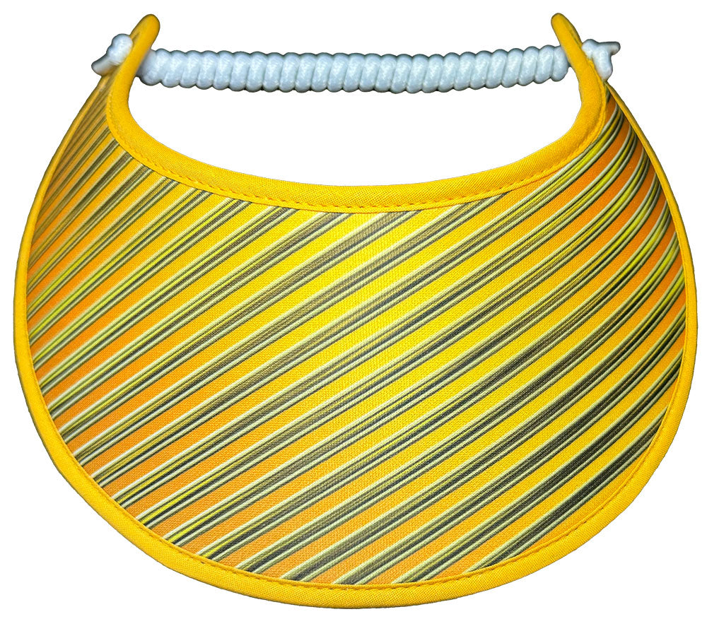 M516 Gold Sun Visor with Gold Stripes