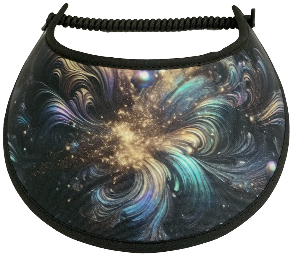 M804 Black Sun Visor with Splash of Color