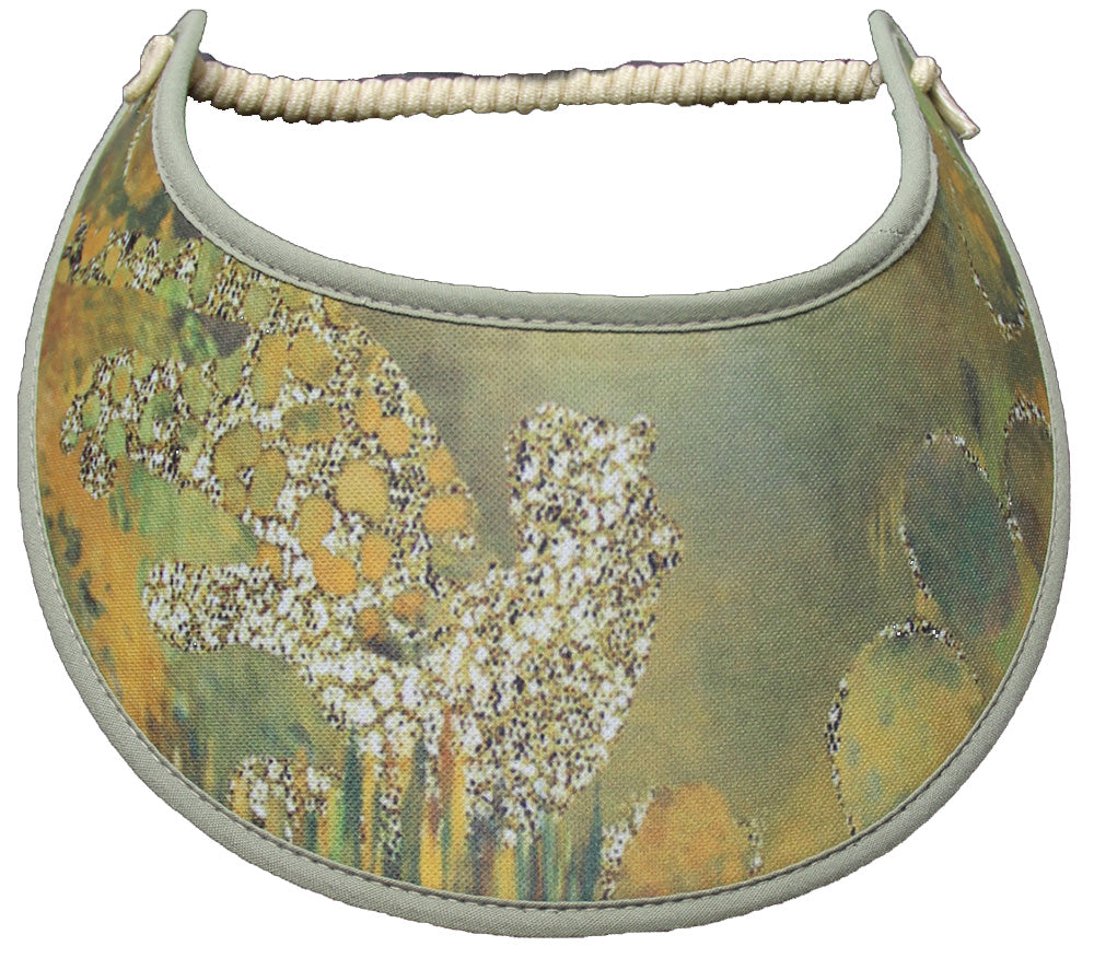 Abstract animal skin with sage green trim