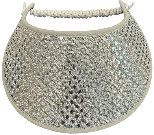 Confetti Glitz Sun Visor in Grey