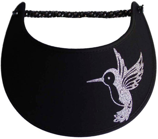 Foam sun visor with hummingbird