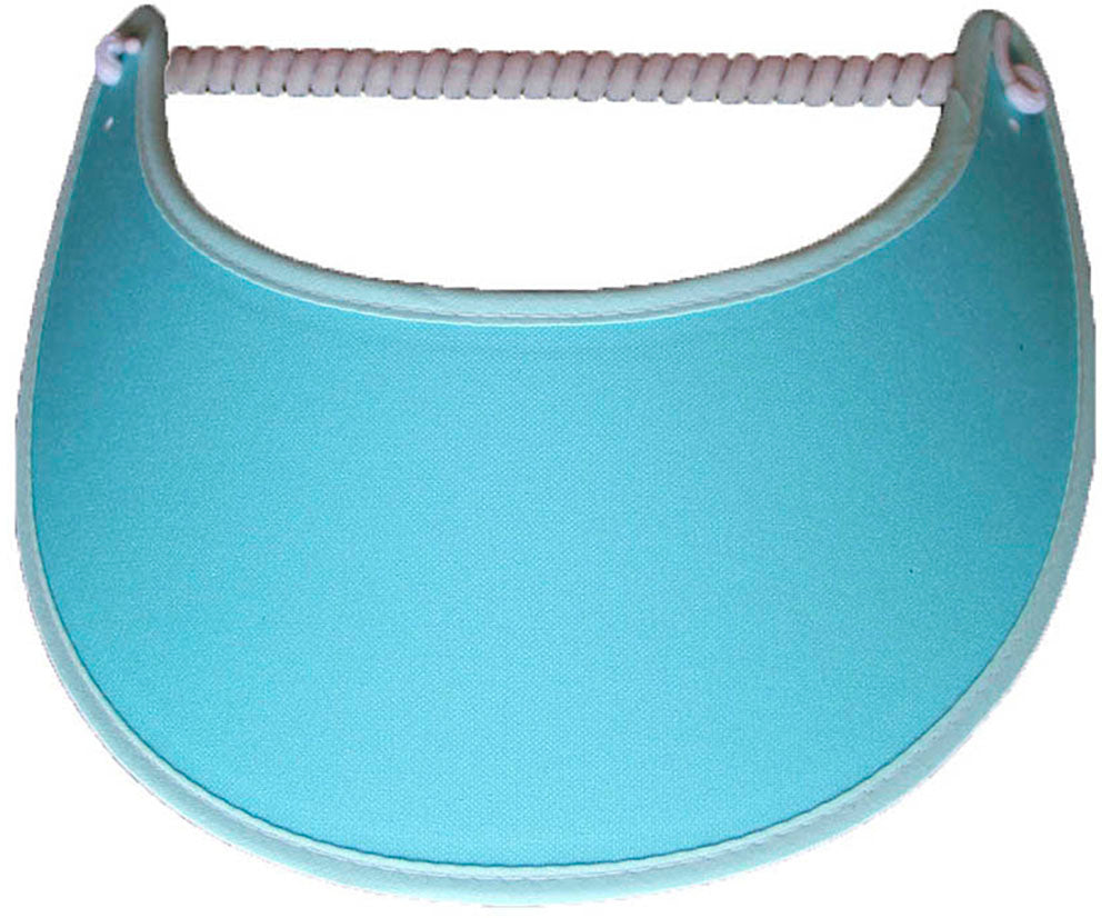 Solid aqua foam sun visor