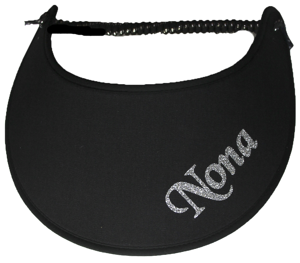 Foam sun visor with grandma nickname Nona