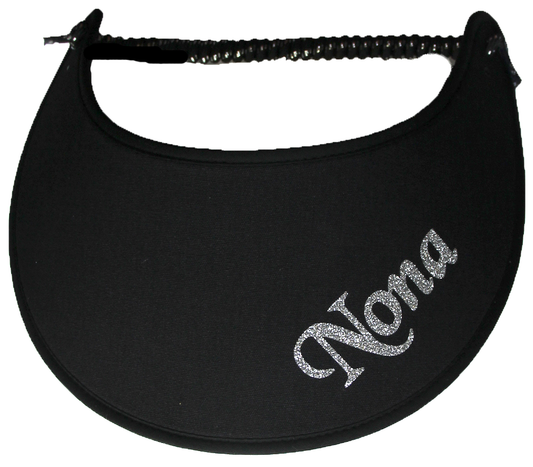 Foam sun visor with grandma nickname Nona
