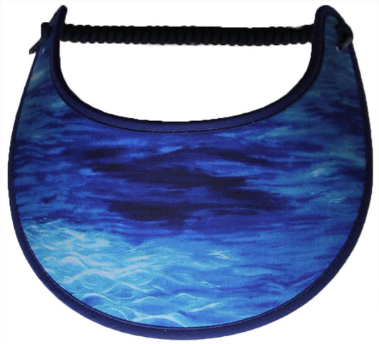 Foam sun visor with peaceful waters.