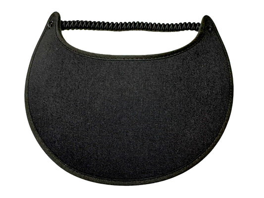 L100w   Black Wide Brim Sun Visor