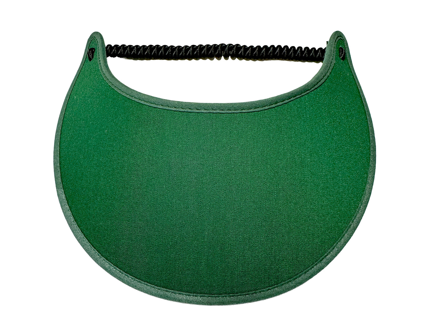 L120w  Dark Green Wide Brim Sun Visor