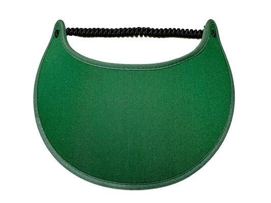 L120w  Dark Green Wide Brim Sun Visor