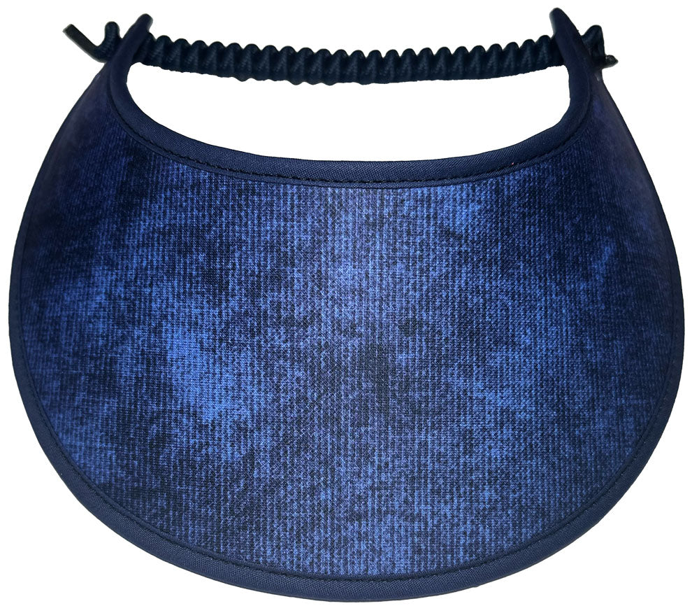 Corduroy Design Sun Visor in Shades of Dark Royal Blue