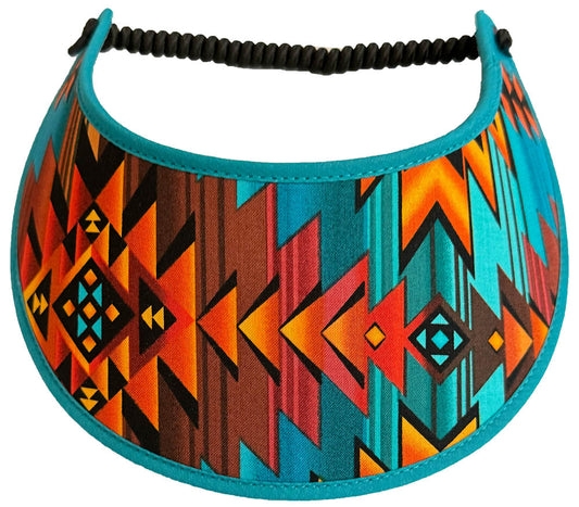 Colorful Aztec Design Sun Visor