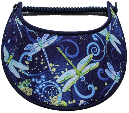 Foam sun visor with dancing fireflies